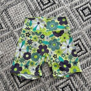 Floral Patterned Active Shorts